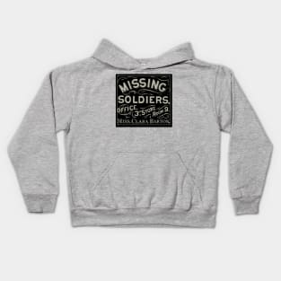 Missing Soldiers Gray Kids Hoodie